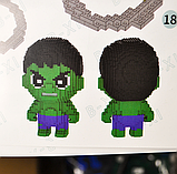 Конструктор Magic Blocks 3D Супергерої Халк 30СМ 1939 Pcs SS11, фото 3