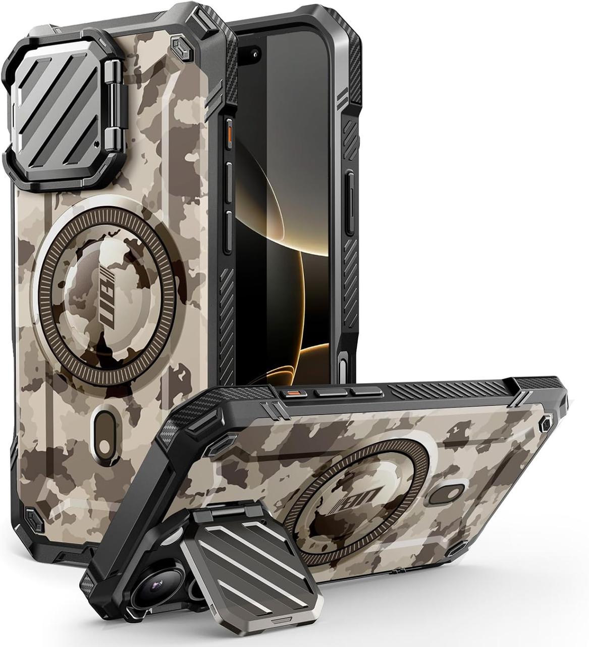 Чохол Supcase для iPhone 16 Pro Max - Unicorn Beetle XT Mag, MagSafe, Splatter Camo (843439151017)
