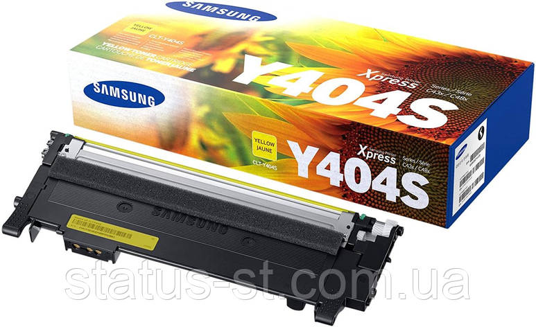 Заправка картриджа Samsung CLT-Y404S yellow для принтера SL-C480W, SL-C430W, фото 1