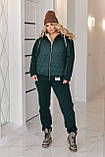 Костюм на флісі для пишних дам "Плащівка", фото 3