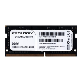 Оперативна пам'ять Prologix 8GB SODIMM DDR4 2666MHz (PRO8GB2666D4S)