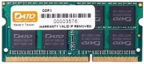 Оперативна пам'ять Dato 4GB SODIMM DDR3 1600MHz (DT4G3DSDLD16)