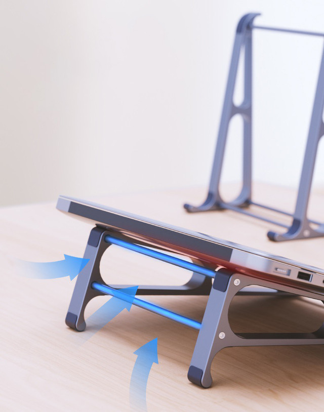 Подставка для ноутбука/планшета Orico металлическая Темно серая