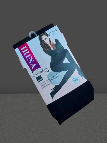 Теплі жіночі колготки кашемір на хутрі № 9988 - А р.50-52. Від 3шт по 129грн., фото 1