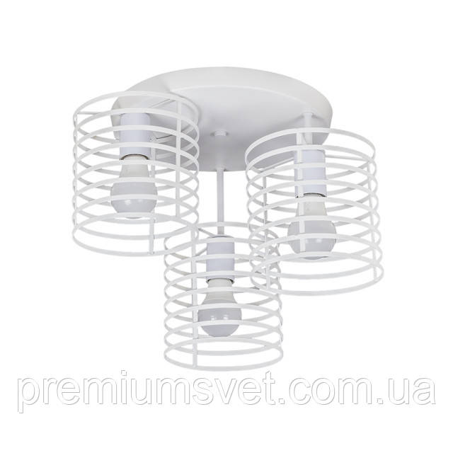 Люстра стельова 707H9150F-3 WH (300)