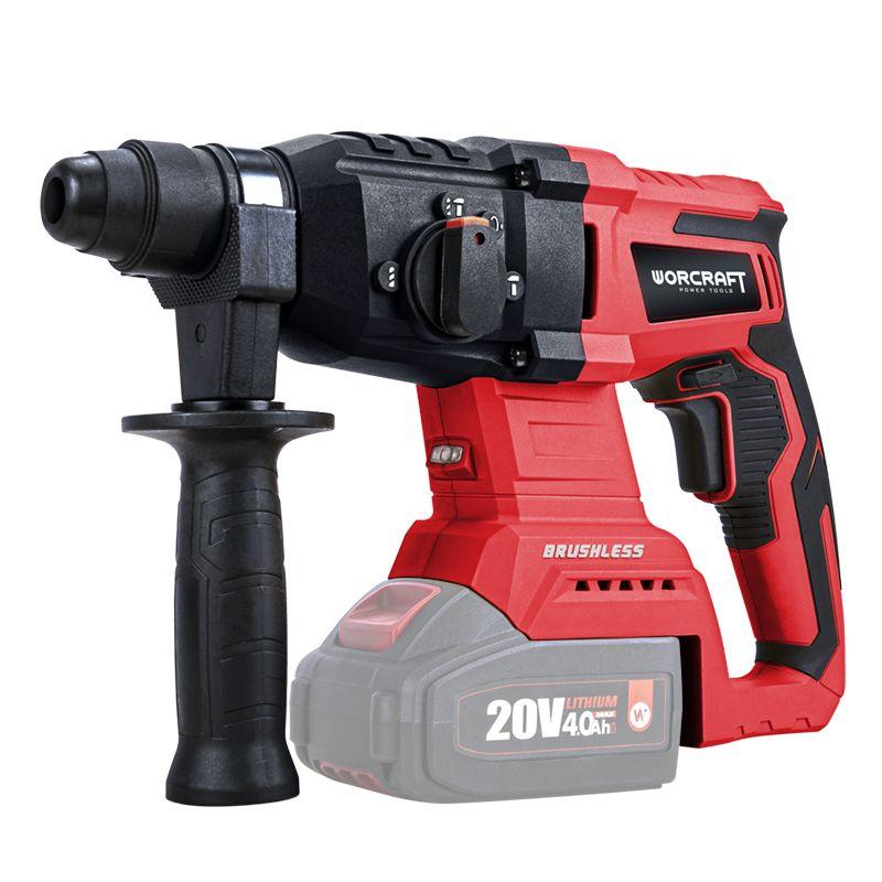 Акумуляторний безщітковий перфоратор WORCRAFT CRH-S20LiBA, фото 1