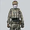 Плитоноска професійна «Ghost Gen4 V1» із системою швидкого скидання + 3 підсумки. Піксель, фото 3