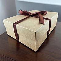 Подарункова коробка "Крафт" 26x20x9 см