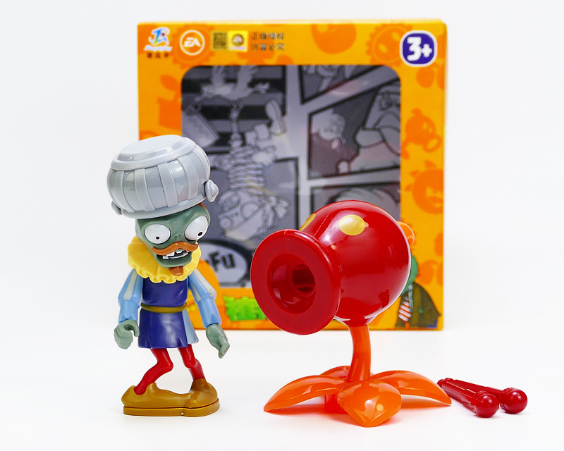 Іграшка Зомбі Мушкетер та Вогняний Горохостріл Рослини проти Зомбі Ігровий Набір Plants vs Zombies (01162), фото 1