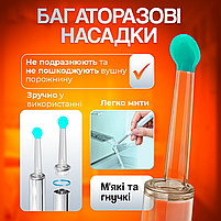 Пристрій для видалення вушної сірки з камерою, очищувач вух з отоскопом Brillix 1296P Чорний (PO-Black), фото 8