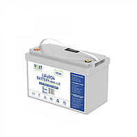 Акумуляторна батарея Volt Polska LiFePO4 12,8 V 100 Ah (100 А) + BMS + LCD