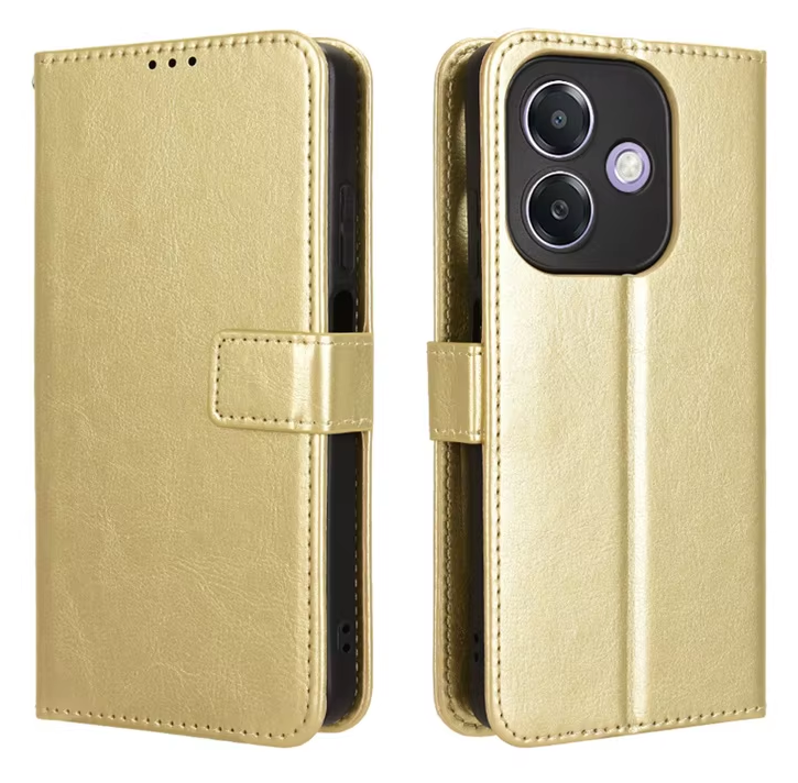 Чохол книжка Book case для OPPO A3x (4G) / золотистий