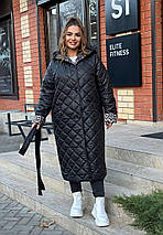 Зимове пальто плащівка батал, фото 2