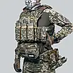 Плитоноска Neptun GEN4 V2 піксель із бічним і паховим захистом, швидкознімна + 9 підсумків., фото 6