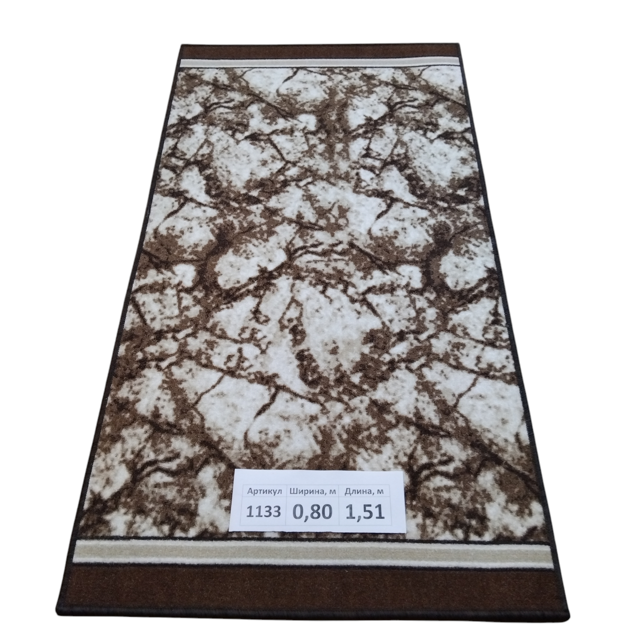 Килим на повстяній основі Dinarsu Print 11133 80х151 см
