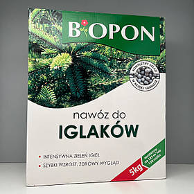 Добриво Biopon для хвойних рослин гранули 5 кг