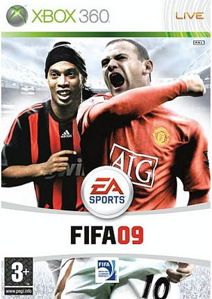 Гра для ігрової консолі Xbox 360, FIFA 09 (Ліцензія, БУ), фото 1