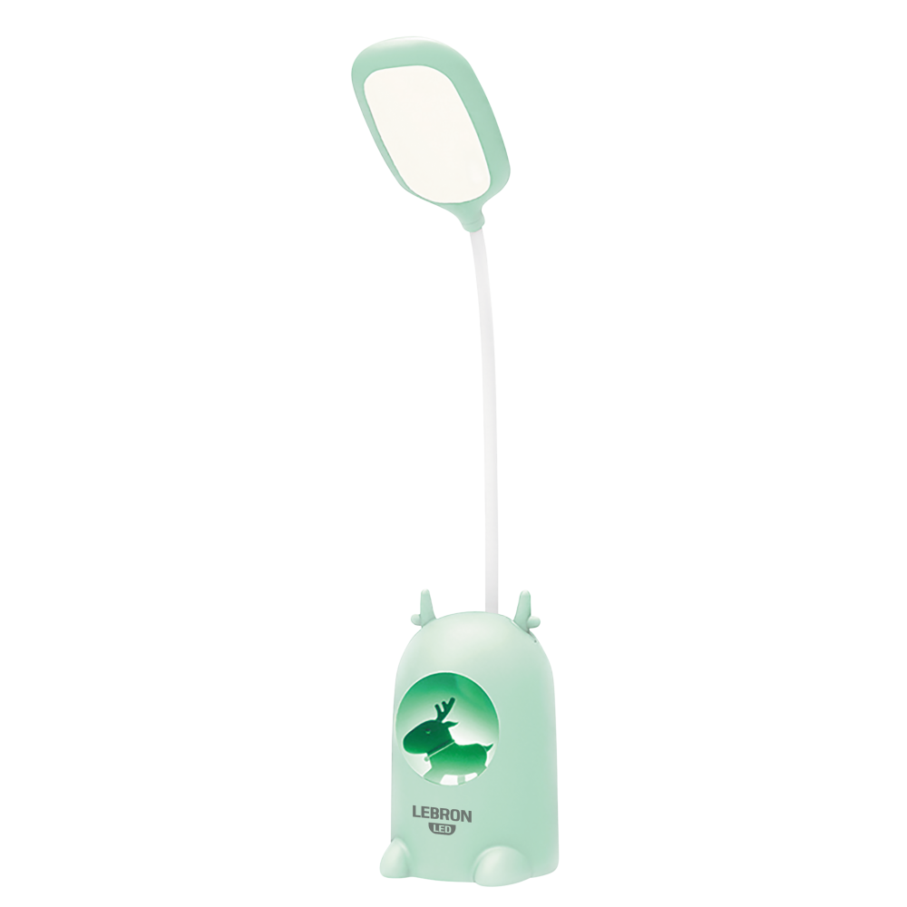 LED лампа настільна L-TL-L-58, 4W, 4100K, акум. 1200mAh (15-13-58), Lebron, Арт.59331