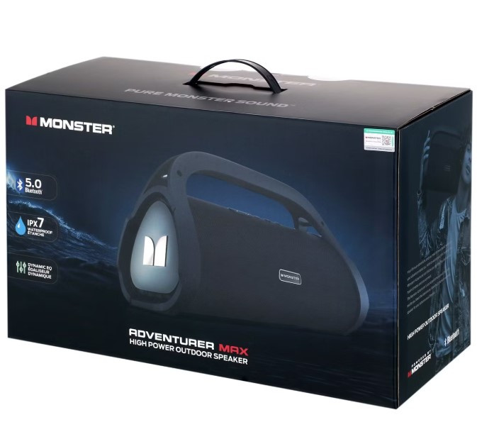Колонка Bluetooth MONSTER ADVENTURER MAX 2x30W MS22101