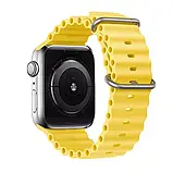Ремінці для Apple Watch 49/45/42/44 mm Ocean Band yellow, фото 3