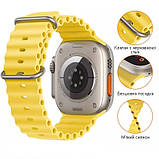 Ремінці для Apple Watch 49/45/42/44 mm Ocean Band yellow, фото 6