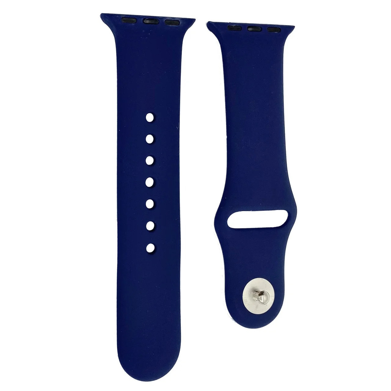 Браслет, ремінець силіконовий для Apple Watch 42-44 mm темно-синій