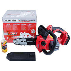 Акумуляторна безщіткова пила ланцюгова WORCRAFT CGC-S20LiB