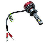 Led лампи h1 в лінзи KELVIN FSeries - 8000Lm - 6000K для головного світла - Рік гарантії, фото 4