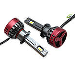 Led лампи h1 в лінзи KELVIN FSeries - 8000Lm - 6000K для головного світла - Рік гарантії, фото 5