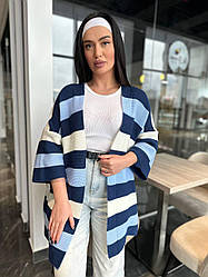 Кардиган жіночий, склад шерсть з акрилом oversize 44-56 (6) sin1524-5051