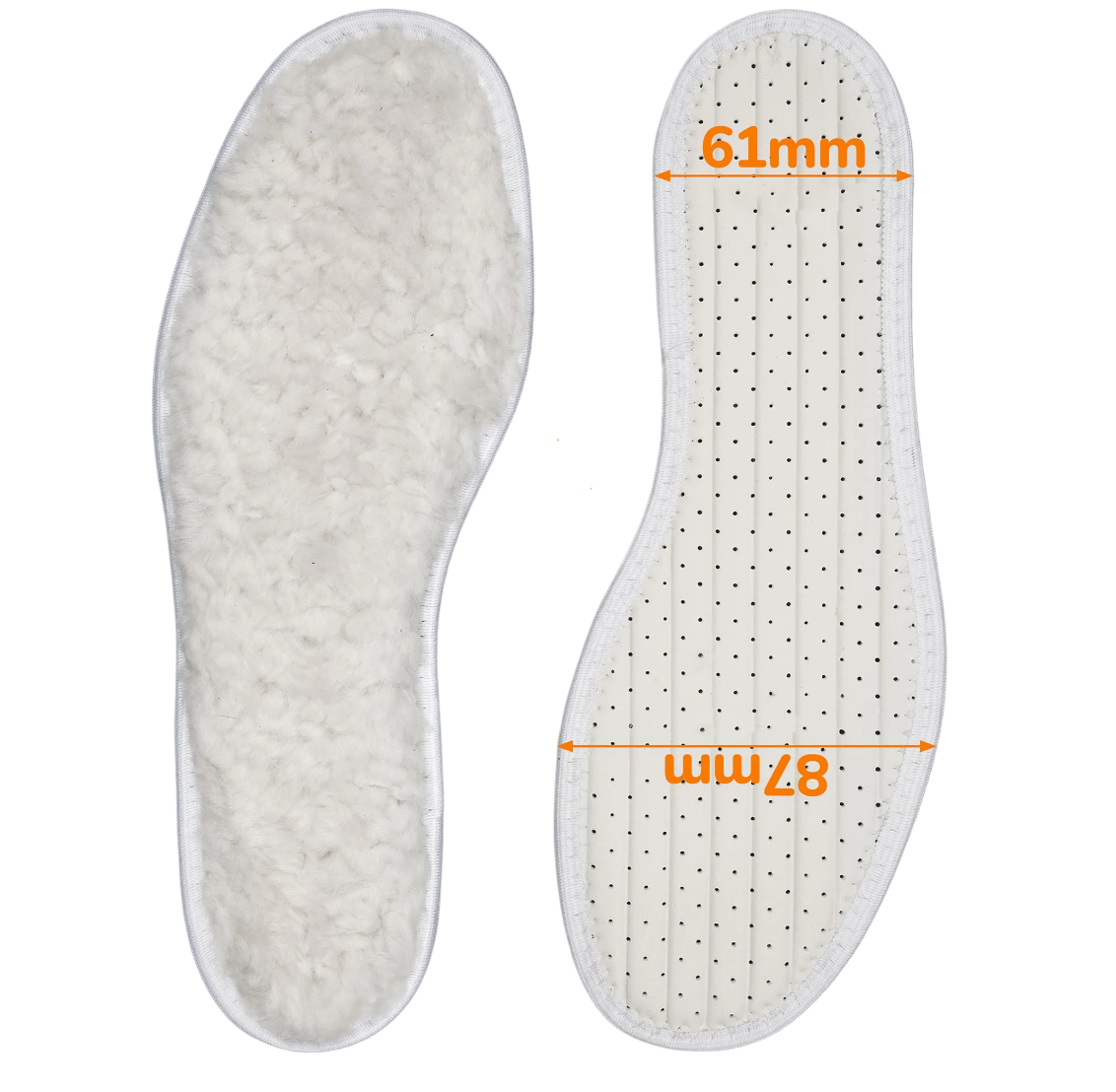 Устілки з 100% австралійської натуральної овечої вовни Pegasus-004 Розмір 37 (242мм), фото 1