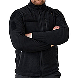 Флісовий реглан пуловер фліс-кубик Military чорний, фото 5