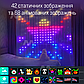 Світлодіодна смарт гірлянда штора 3х2 м SFK-08 LED rgb гірлянда з керуванням зі смартфона на вікно з пультом, фото 3