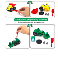 Рюкзачок-конструктор будмайданчик конструктор, кран, трек, фото 3