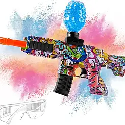 Дитячий іграшковий акумуляторний автомат з орбізами, що стріляє AK-47 М416 Kt
