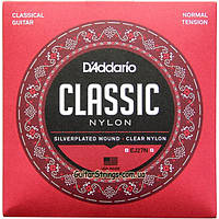 Струны D'addario EJ27N Classic Nylon Normal Tension 28-43