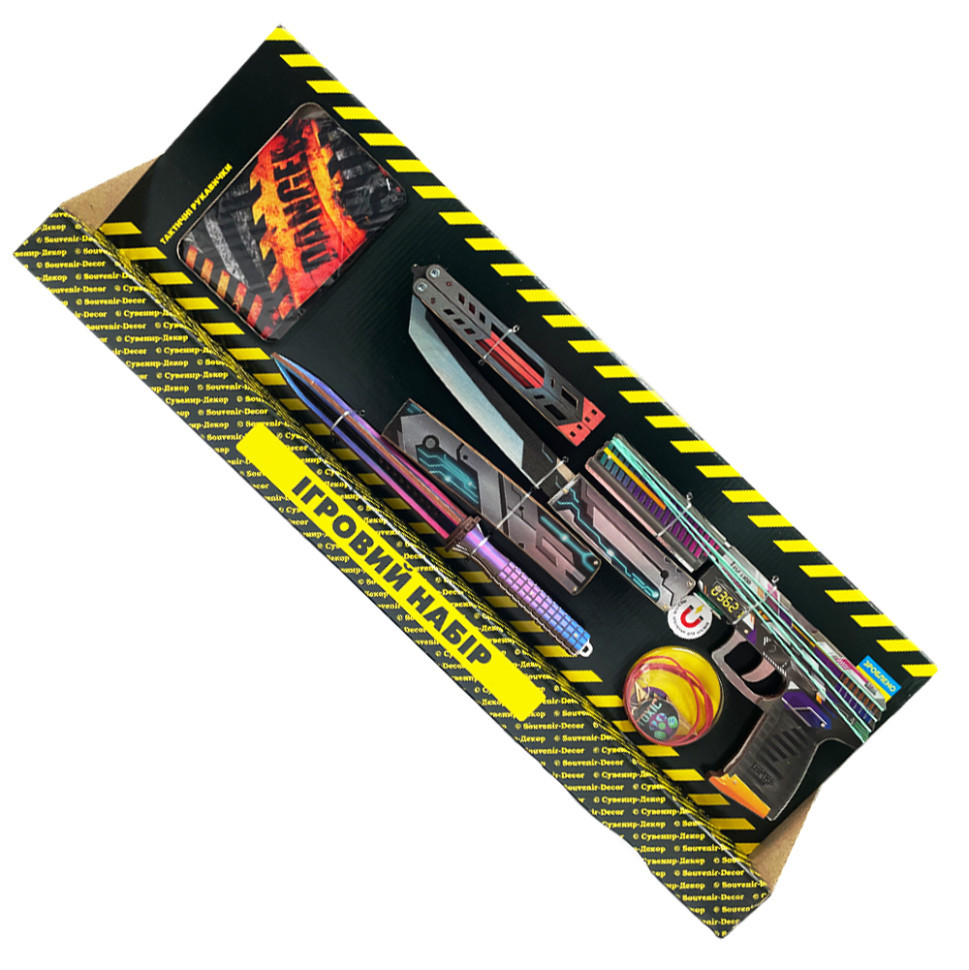 Сувенірний ігровий набір Big Box "Geometric" BB-Geo дерево, фото 1