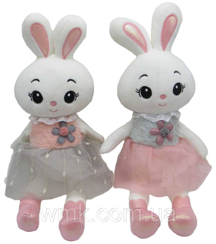 Іграшка м'яка  Зайчик у сукні  65см NO-NAME
