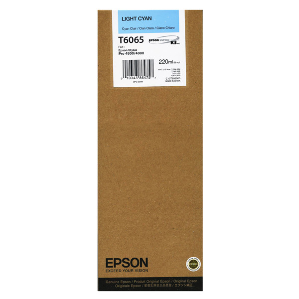 Картридж Epson T6062 Cyan (C13T606200) для принтера Stylus Pro 4880