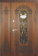 Двері вхідні з МДФ накладками 16 мм.