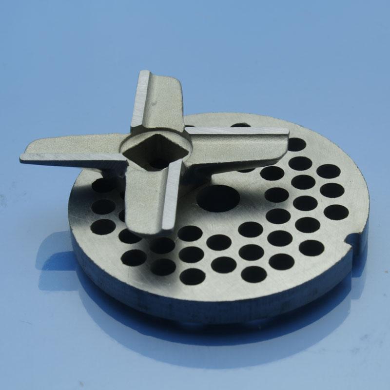 Ніж і решітка для м'ясорубки Kenwood MG510, MG450, MG470, MG480 PRO1600 5мм нержавійка котлетна, фото 1