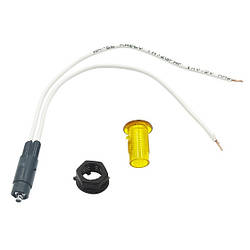 Лампочка індикації 220V для бойлера жовта