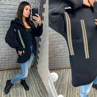 Чорний стильний кардиган,РОЗМІР ТІЛЬКИ 4/46