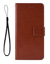 Чохол книжка Book case для HMD Pulse Pro / коричневий, фото 2