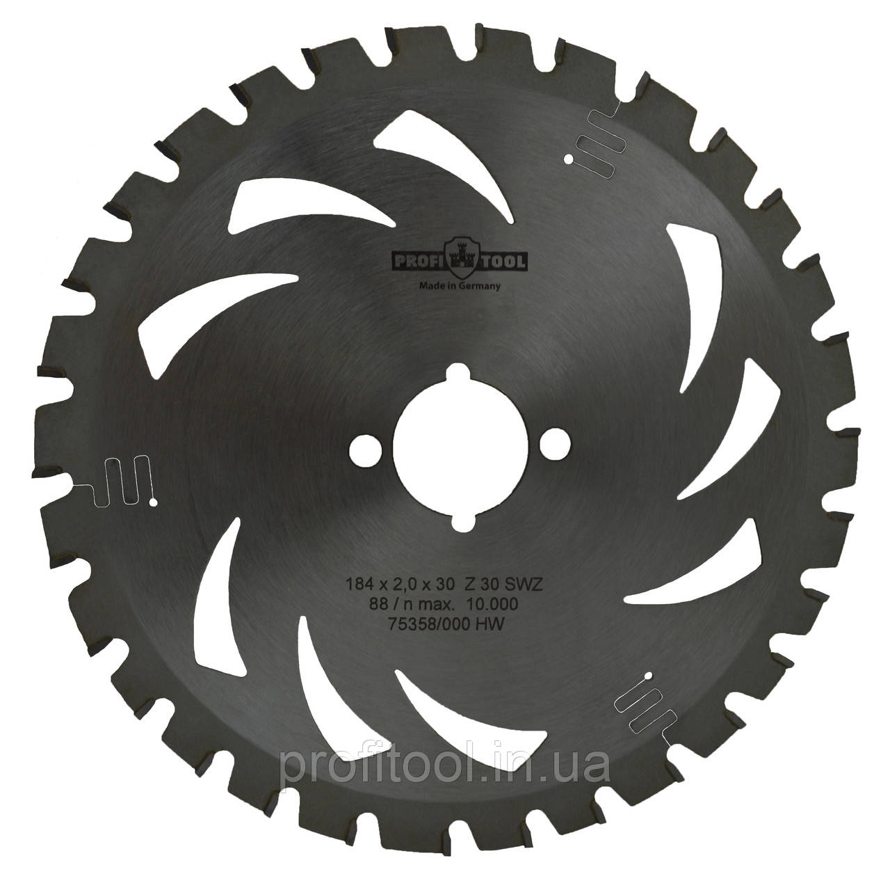 Диск пиляльний PROFITOOL - 184х2,0х1,4х30 мм Z=30, S-WZ (Super-ATB) (2118402)