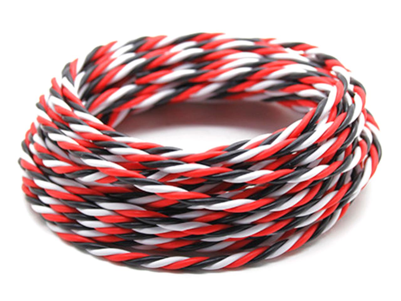 Сплетений дріт для сервомеханізмів 22AWG (5 м)