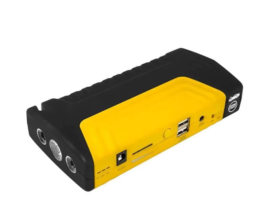 Пусковий пристрій 50800 mAh для акумулятора автомобіля з компресором в комплекті
