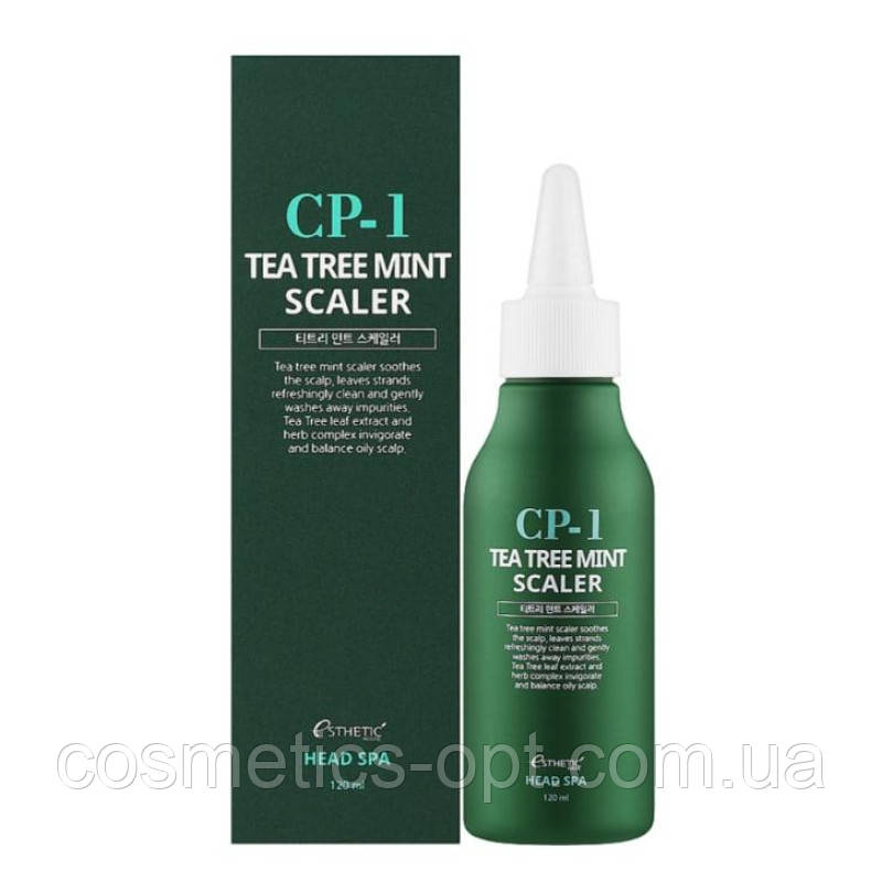 Пілінг скалер для очищення шкіри голови Esthetic House CP-1 Tea Tree Mint Scaler, 120 мл