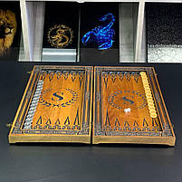 Нарди ручної роботи "Supreme" 64х32 см подарункові, фото 5