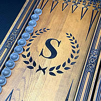 Нарди ручної роботи "Supreme" 64х32 см подарункові, фото 8